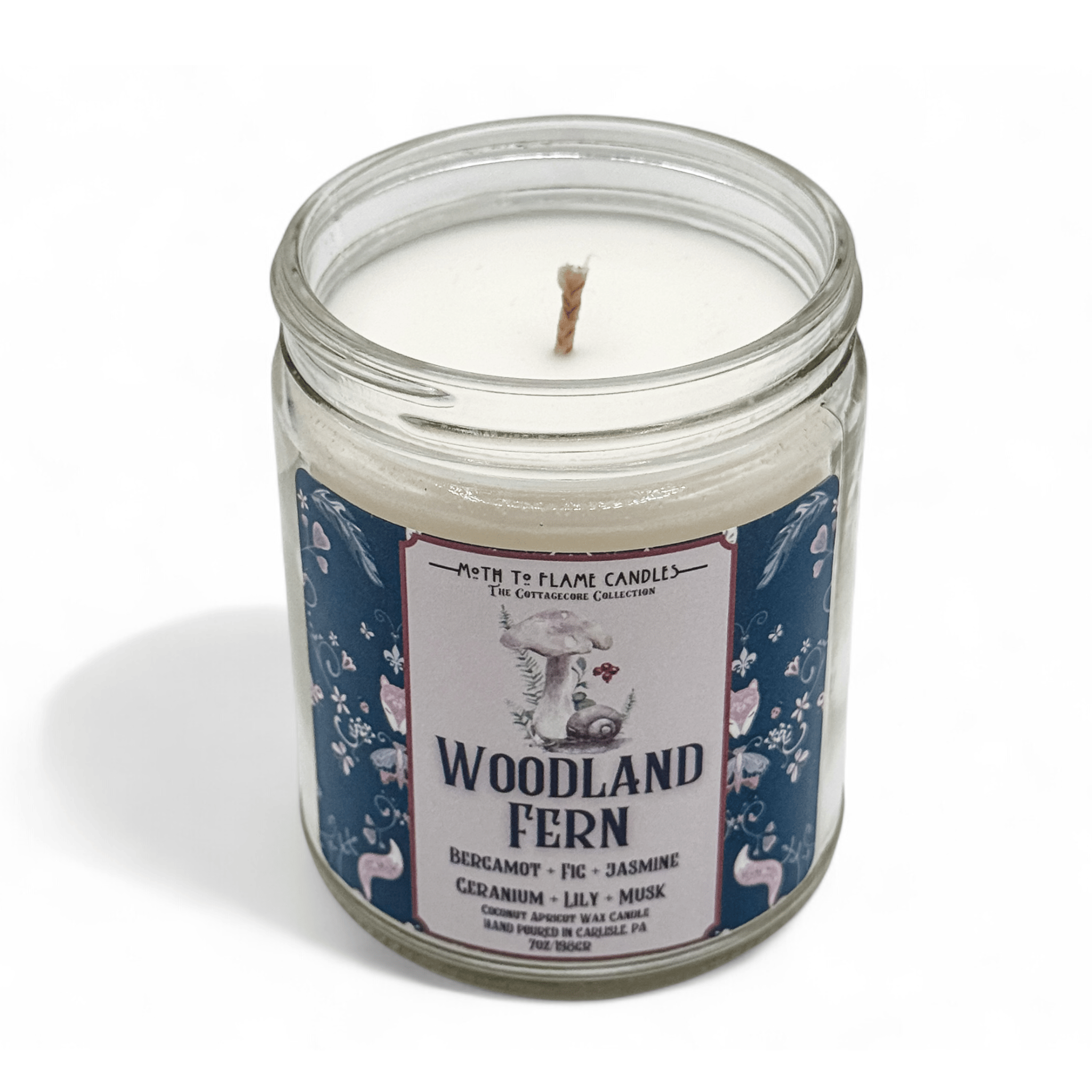Moth to Flame Candles Candles Woodland Fern – 7 oz Candle