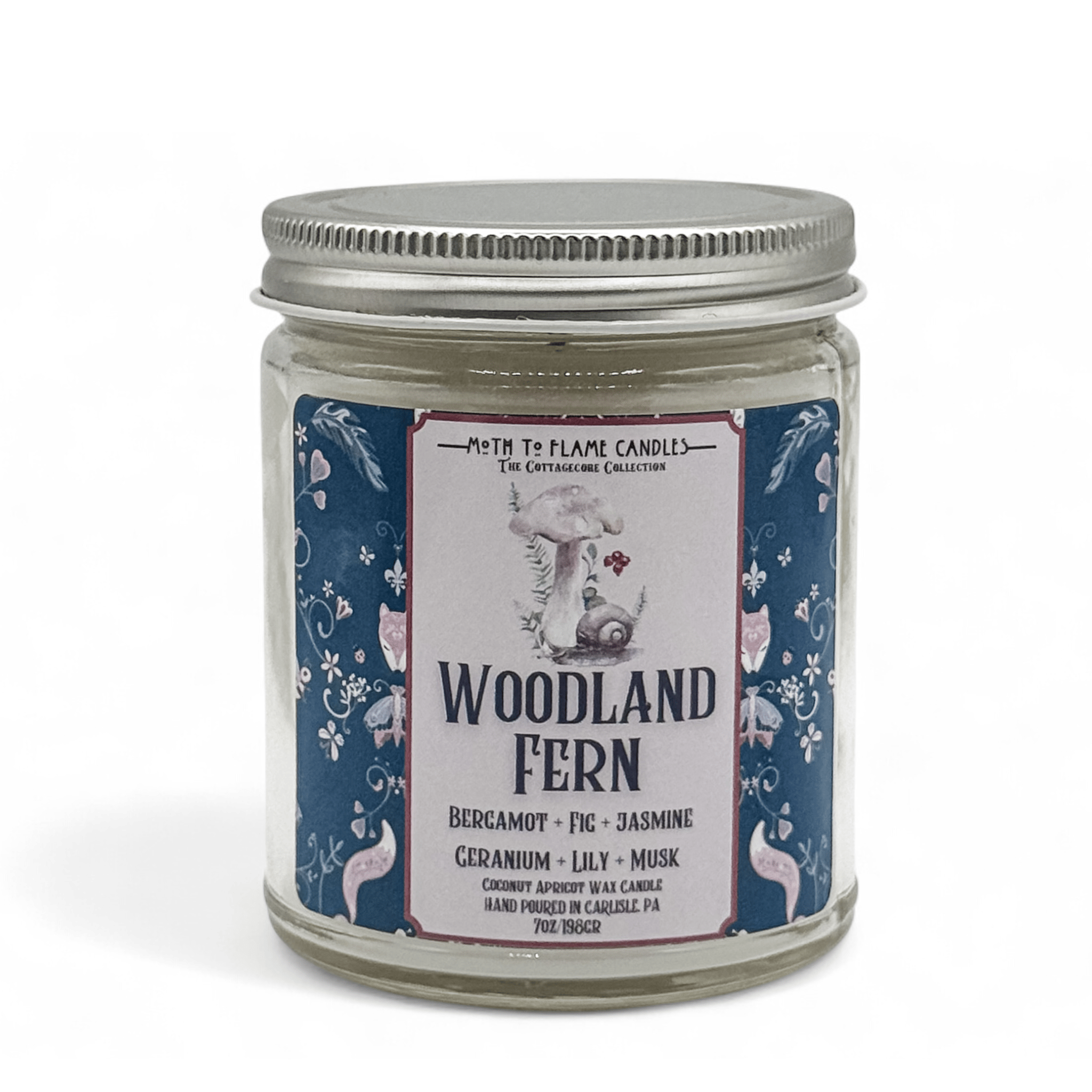 Moth to Flame Candles Candles Woodland Fern – 7 oz Candle