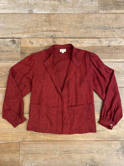 Field Day Jacket Jane Jacket in Ruby Checker
