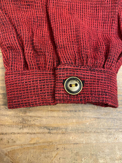 Field Day Jacket Jane Jacket in Ruby Checker