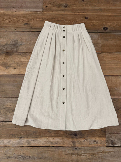 Field Day Skirt Trices Skirt in Oat Cotton Crinkle