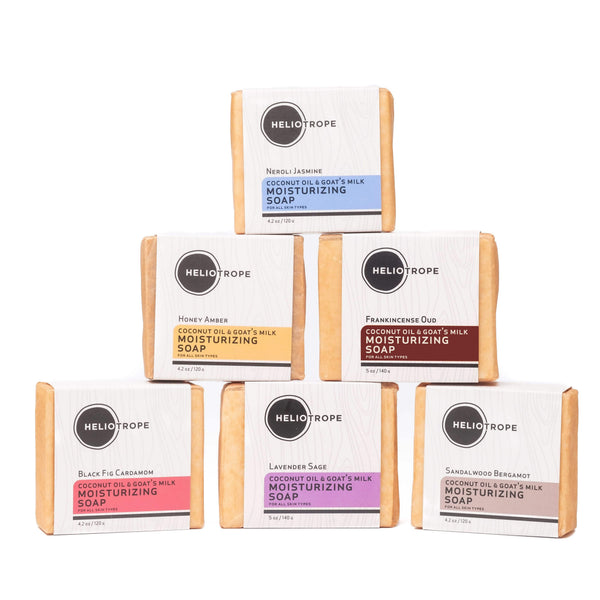 Heliotrope SF Soap Moisturizing Coconut Oil & Goat's Milk Soaps - NEW SCENT!