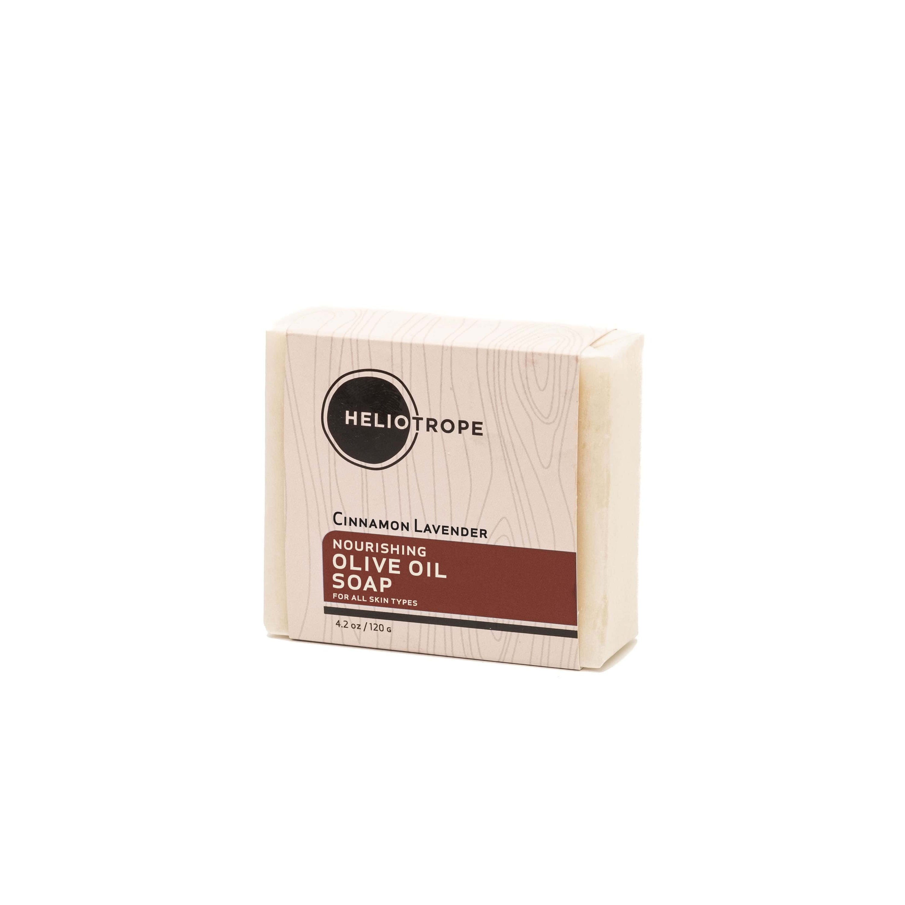 Heliotrope SF Soap Cinnamon Lavender - NEW! Nourishing Olive Oil Soaps - NEW SCENT!