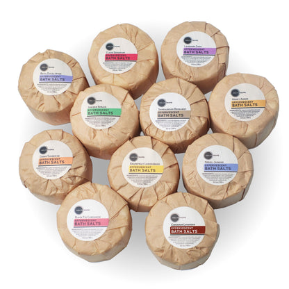 Heliotrope SF Bath Salt Effervescent Bath Fizzies w/Jojoba &amp; Silk Proteins - NEW SCENTS!