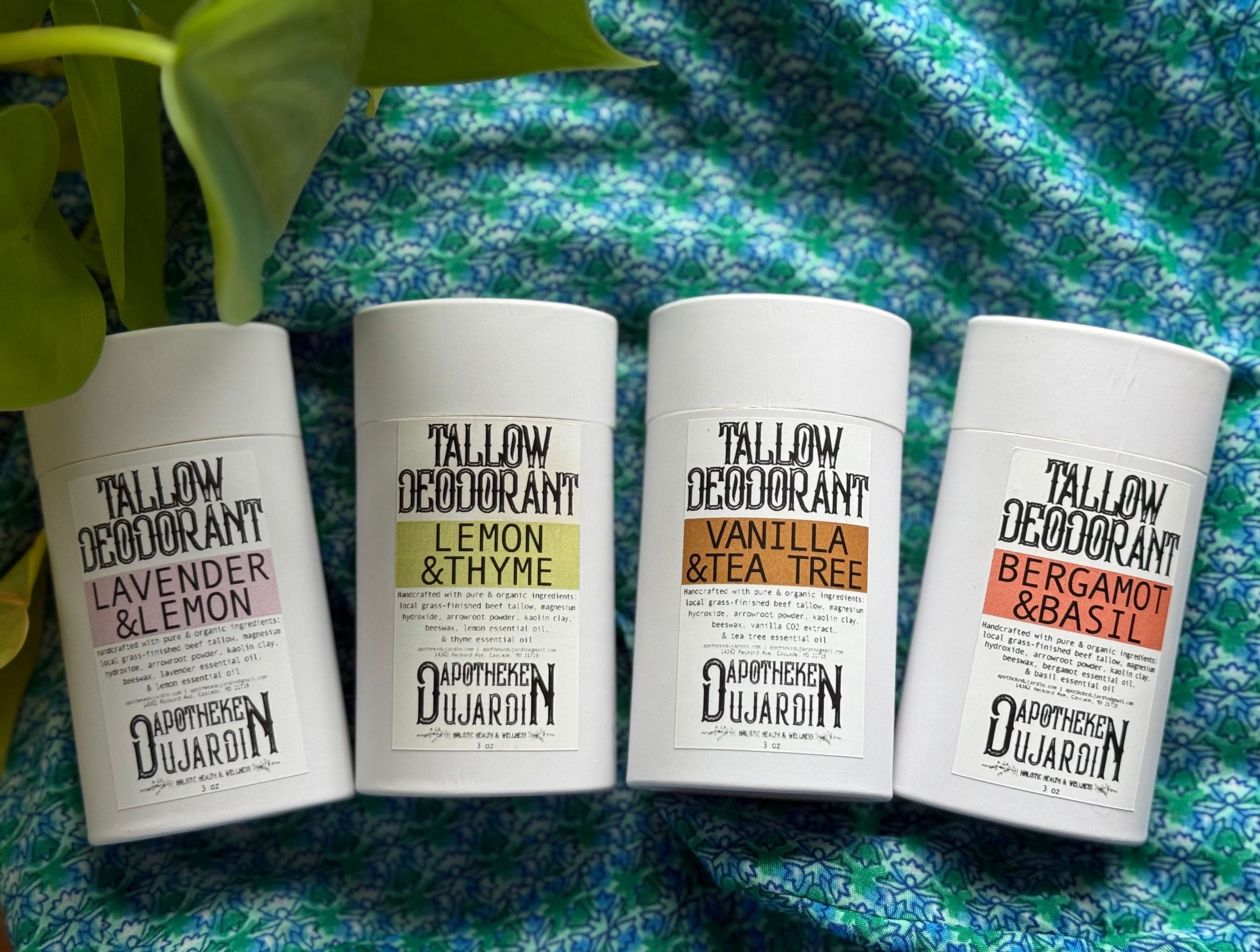 Apotheke DuJardin deodorant Tallow Deodorant | Nontoxic | Natural