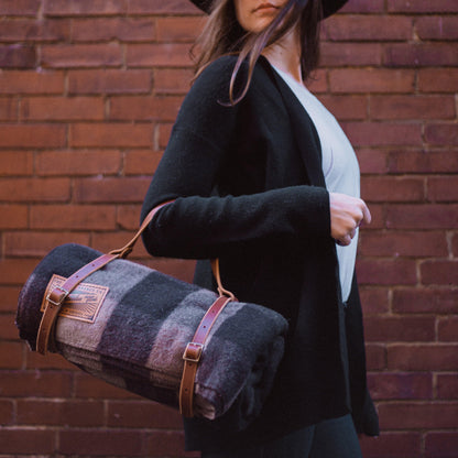 The Local Branch Leather Mahogany Leather Buckle Carrier