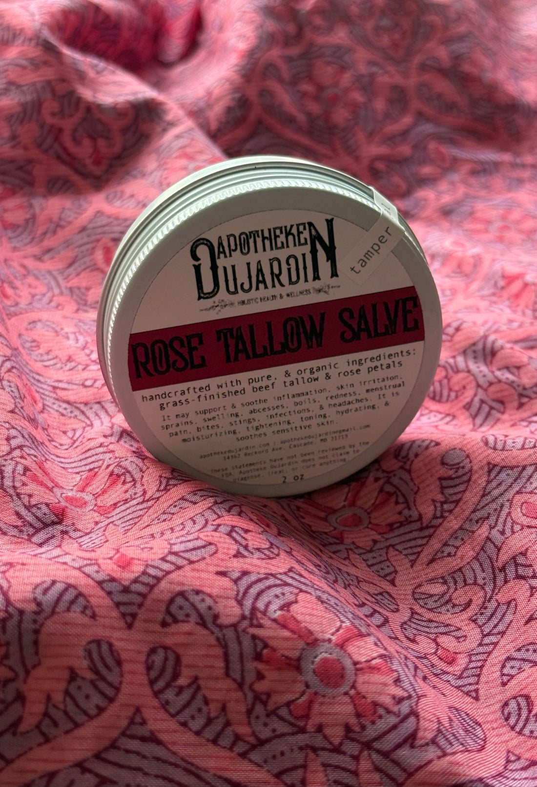 Rose Tallow Salve - My American Goods