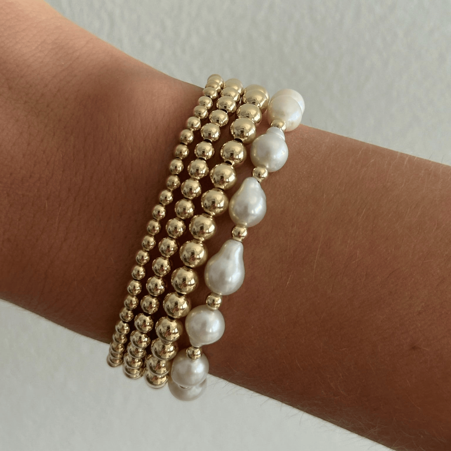 Cuffed by Nano LLC Baroque Juno Bracelet Four Stack