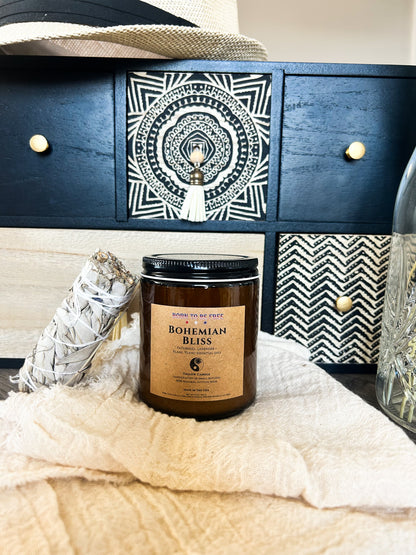 Bohemian Bliss Tallow Candle - My American Goods