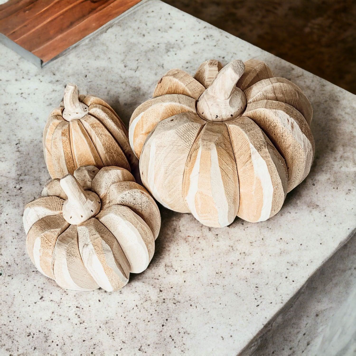 Gia Roma Pumpkin Farmhouse Pumpkin Trio