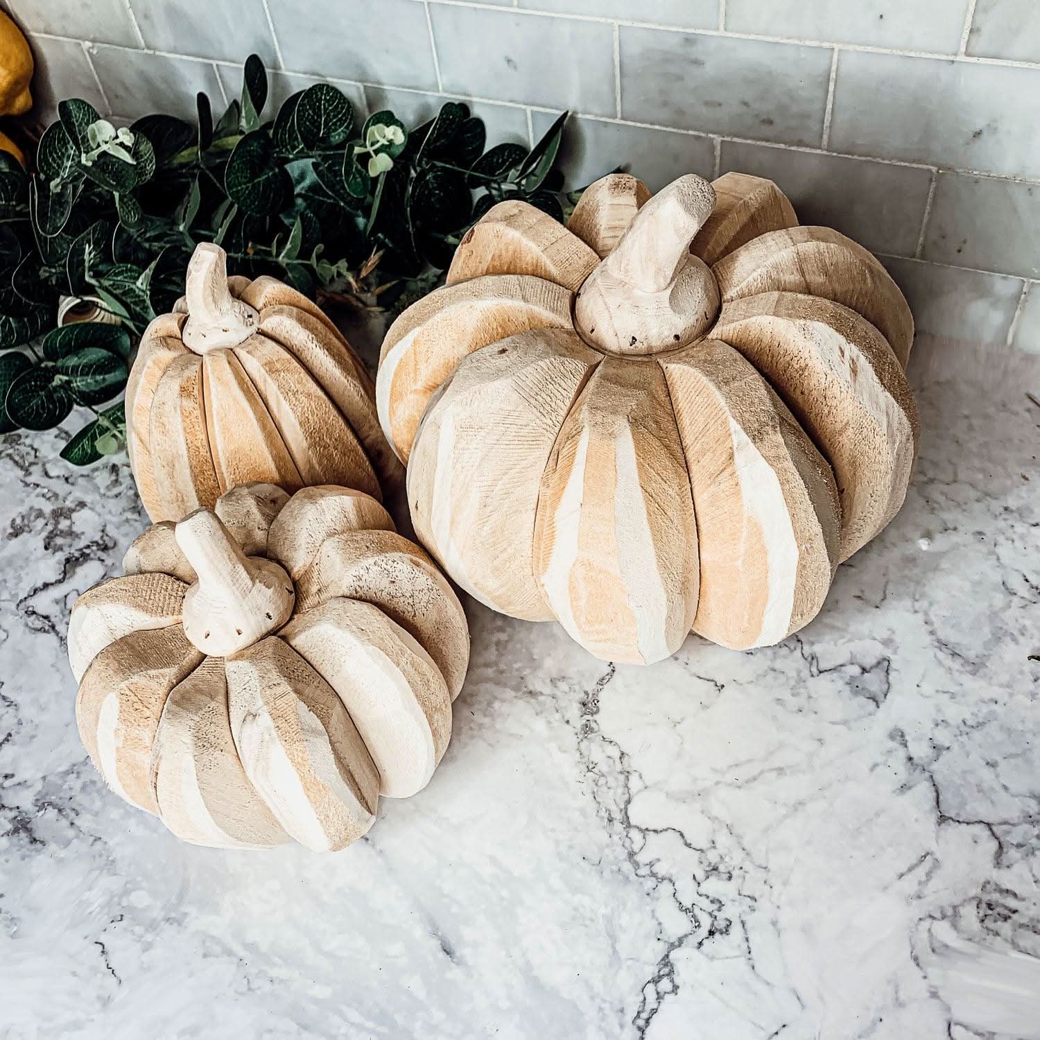 Gia Roma Pumpkin Farmhouse Pumpkin Trio