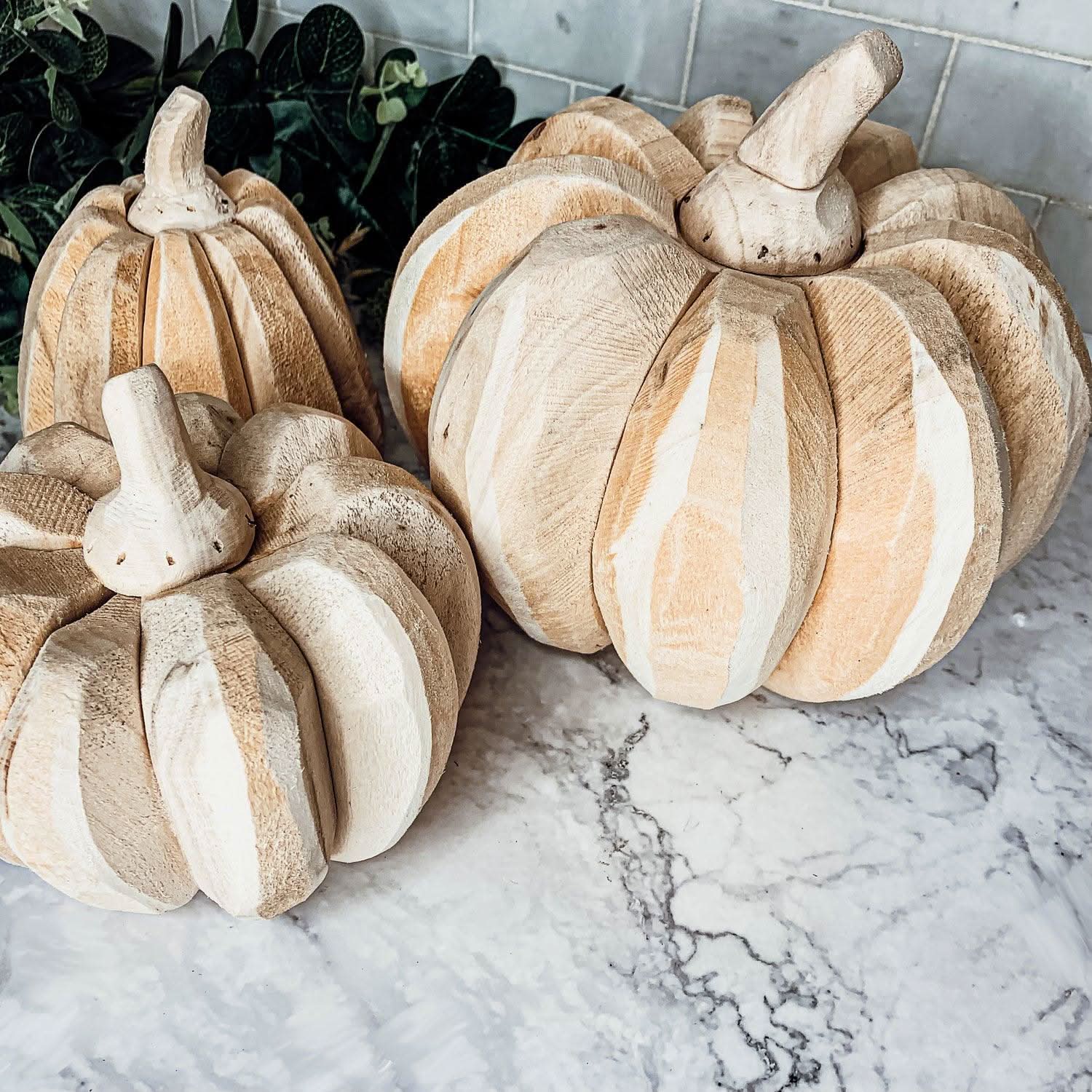 Gia Roma Pumpkin Farmhouse Pumpkin Trio