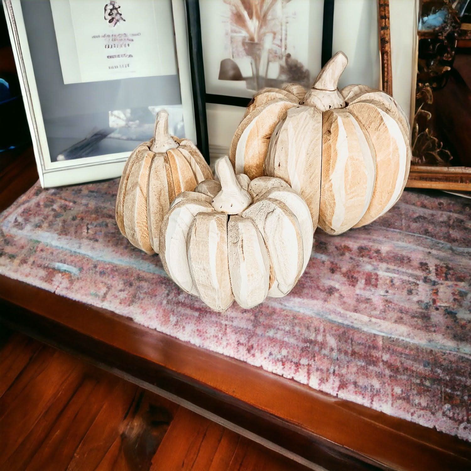 Gia Roma Pumpkin Farmhouse Pumpkin Trio