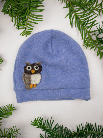 Owl Cashmere Hat - Child - My American Goods
