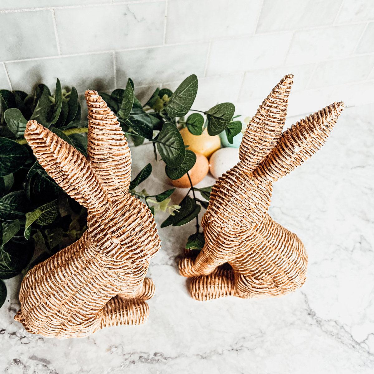 Gia Roma Easter Decorations Basket Weave Bunny