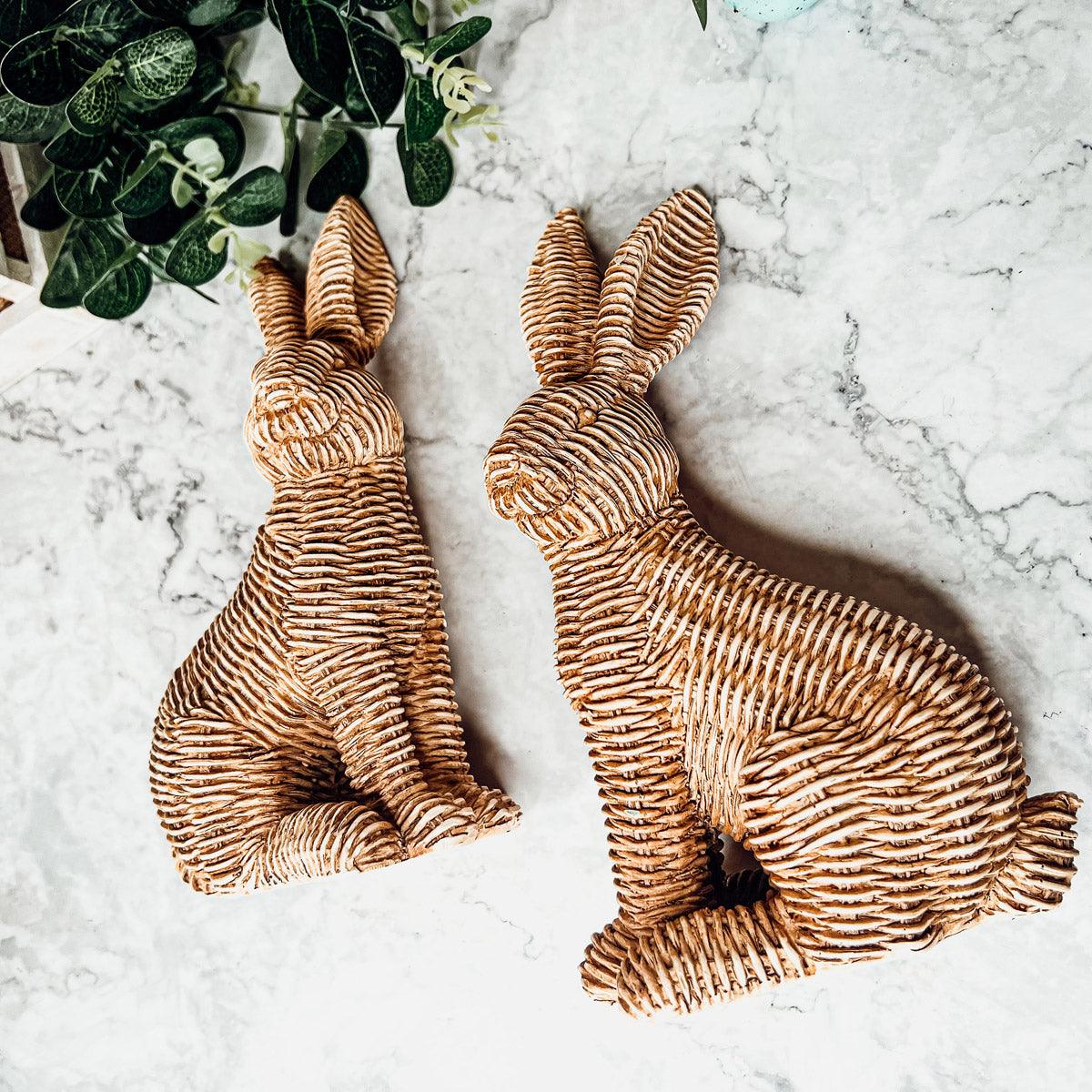 Gia Roma Easter Decorations Basket Weave Bunny