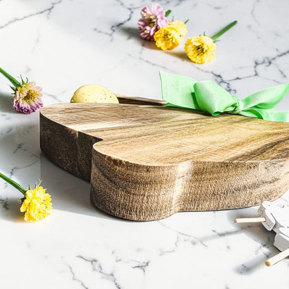Gia Roma Wooden Easter Decor Bunny Board + Toothpick Set