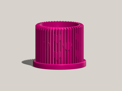 Modern Heart-Shaped Planter with Drainage &amp; Saucer – Unique Valentine’s Day Gift for Plant Lovers, 3d Printed Planter Home Hosting Decor,
