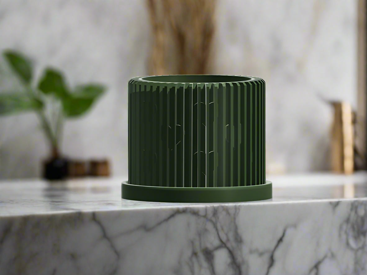 Modern Heart-Shaped Planter with Drainage &amp; Saucer – Unique Valentine’s Day Gift for Plant Lovers, 3d Printed Planter Home Hosting Decor,