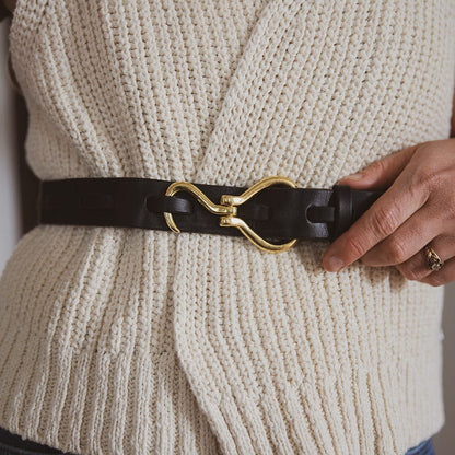 The Local Branch Leather Black / S Hoof Pick Belt - USA Made