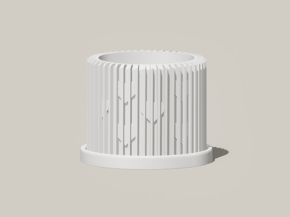 Modern Heart-Shaped Planter with Drainage &amp; Saucer – Unique Valentine’s Day Gift for Plant Lovers, 3d Printed Planter Home Hosting Decor,