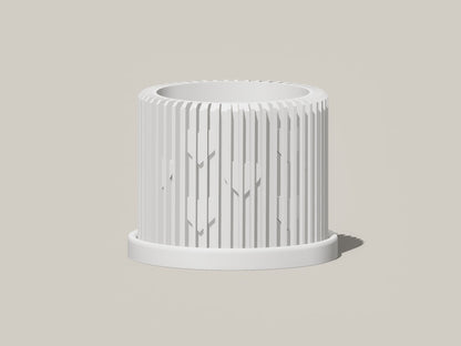 Modern Heart-Shaped Planter with Drainage &amp; Saucer – Unique Valentine’s Day Gift for Plant Lovers, 3d Printed Planter Home Hosting Decor,