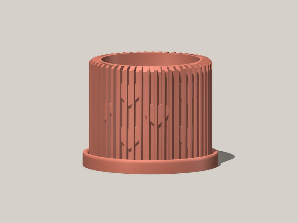 Modern Heart-Shaped Planter with Drainage &amp; Saucer – Unique Valentine’s Day Gift for Plant Lovers, 3d Printed Planter Home Hosting Decor,
