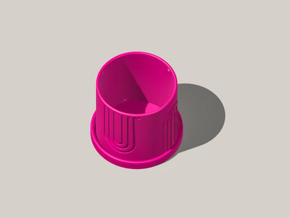 Rosebud HomeGoods Planter Indoor Hanging Planter for Indoor, 4 or 5 inch Hanging Plant Pot Unique Gift, 3D Printed Planter, Outdoor Patio Decor, Cottagecore Decor,BOW