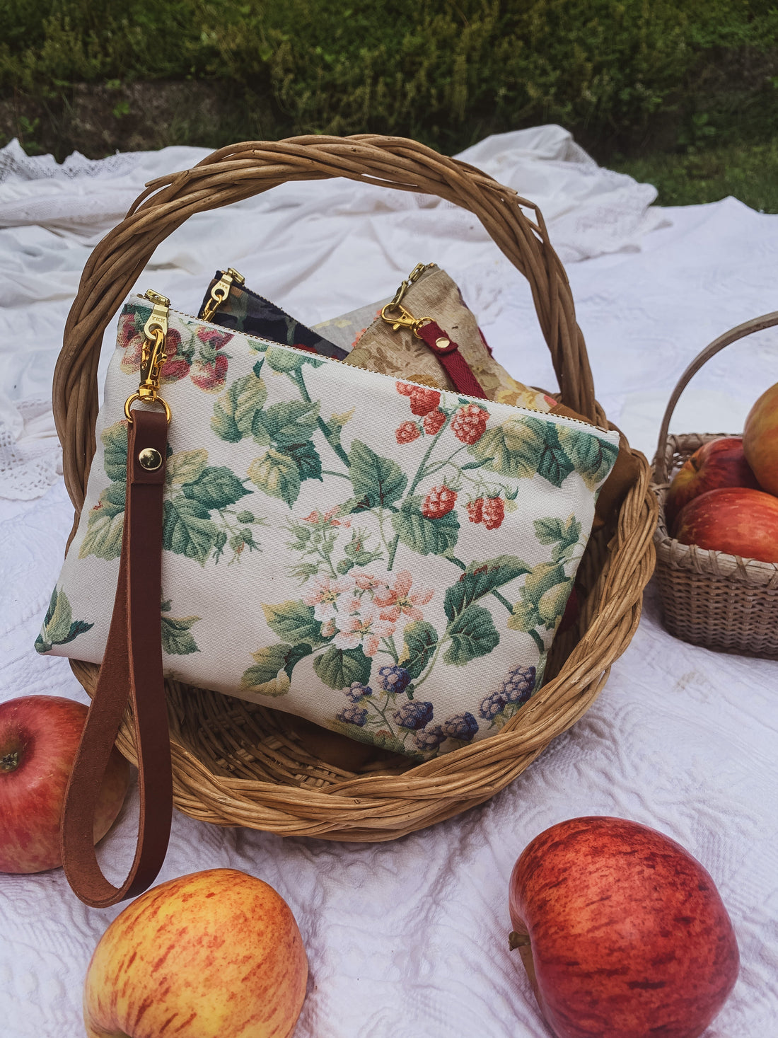 Berries and Cream Wristlet Purse - My American Goods