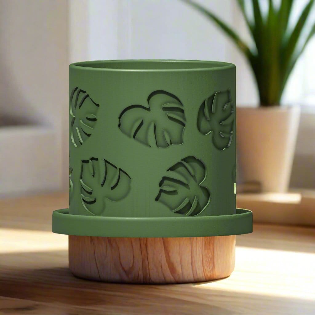 homegoods planter pots Monstera Leaf Planter