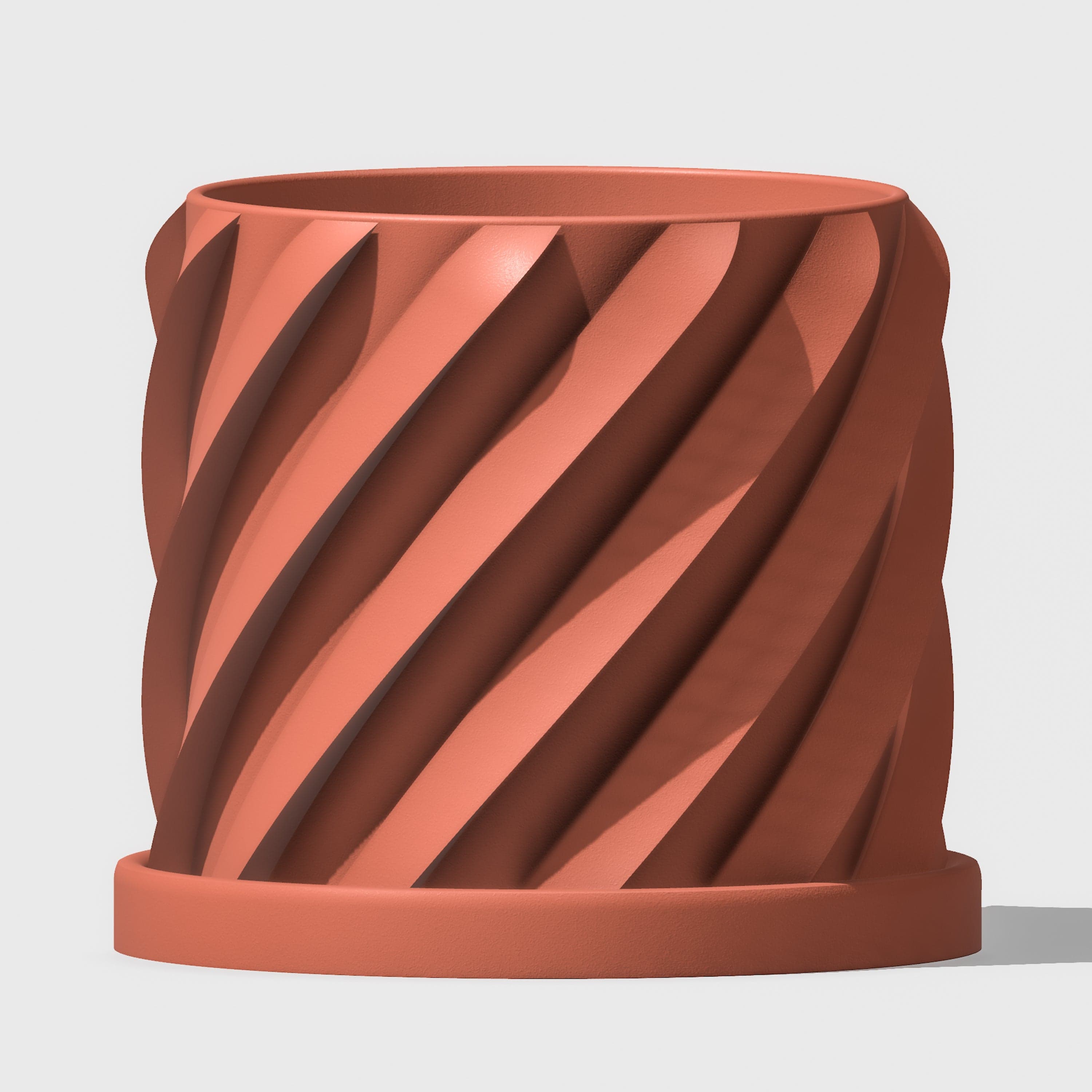Rosebud HomeGoods Pots &amp; Planters Thicc Spiral Plant Pot