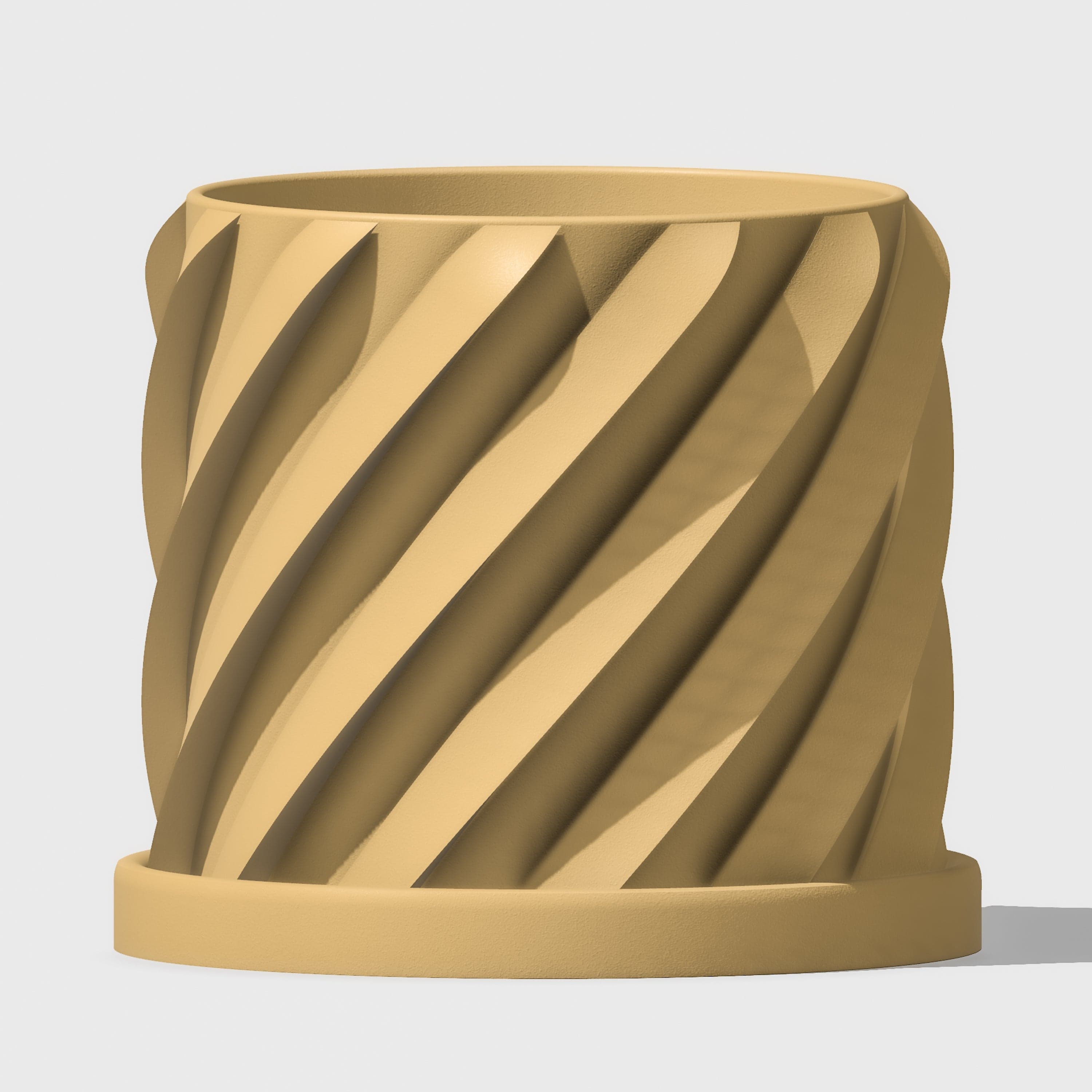 Rosebud HomeGoods Pots &amp; Planters Thicc Spiral Plant Pot