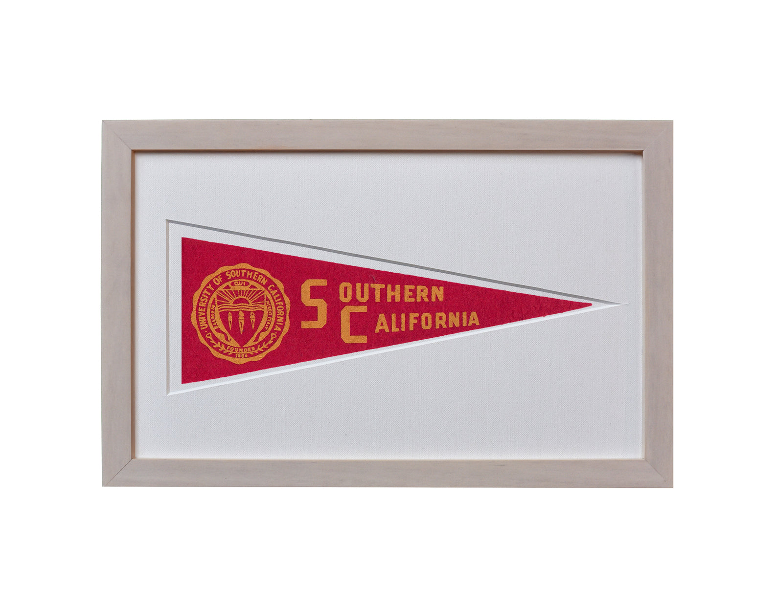 Vintage University of Southern California Hormel Pennant