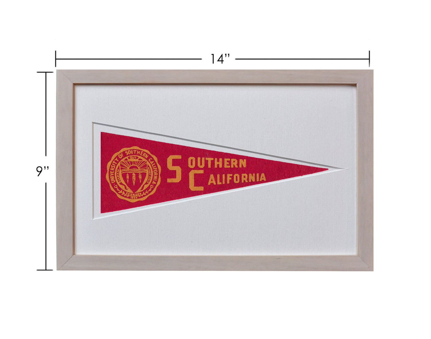 Vintage University of Southern California Hormel Pennant