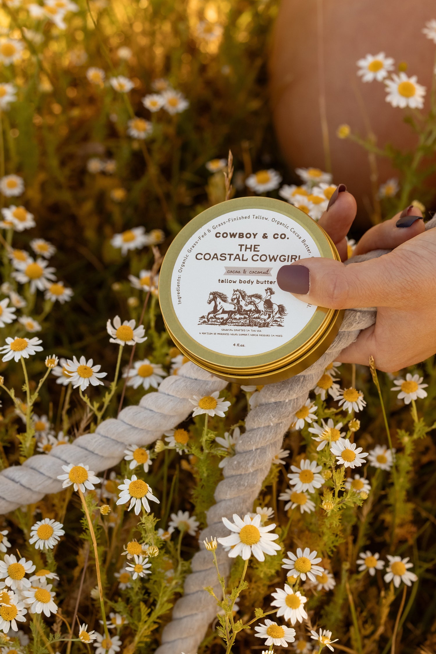 The Coastal Cowgirl - Organic Cocoa &amp; Coconut Tallow Body Butter