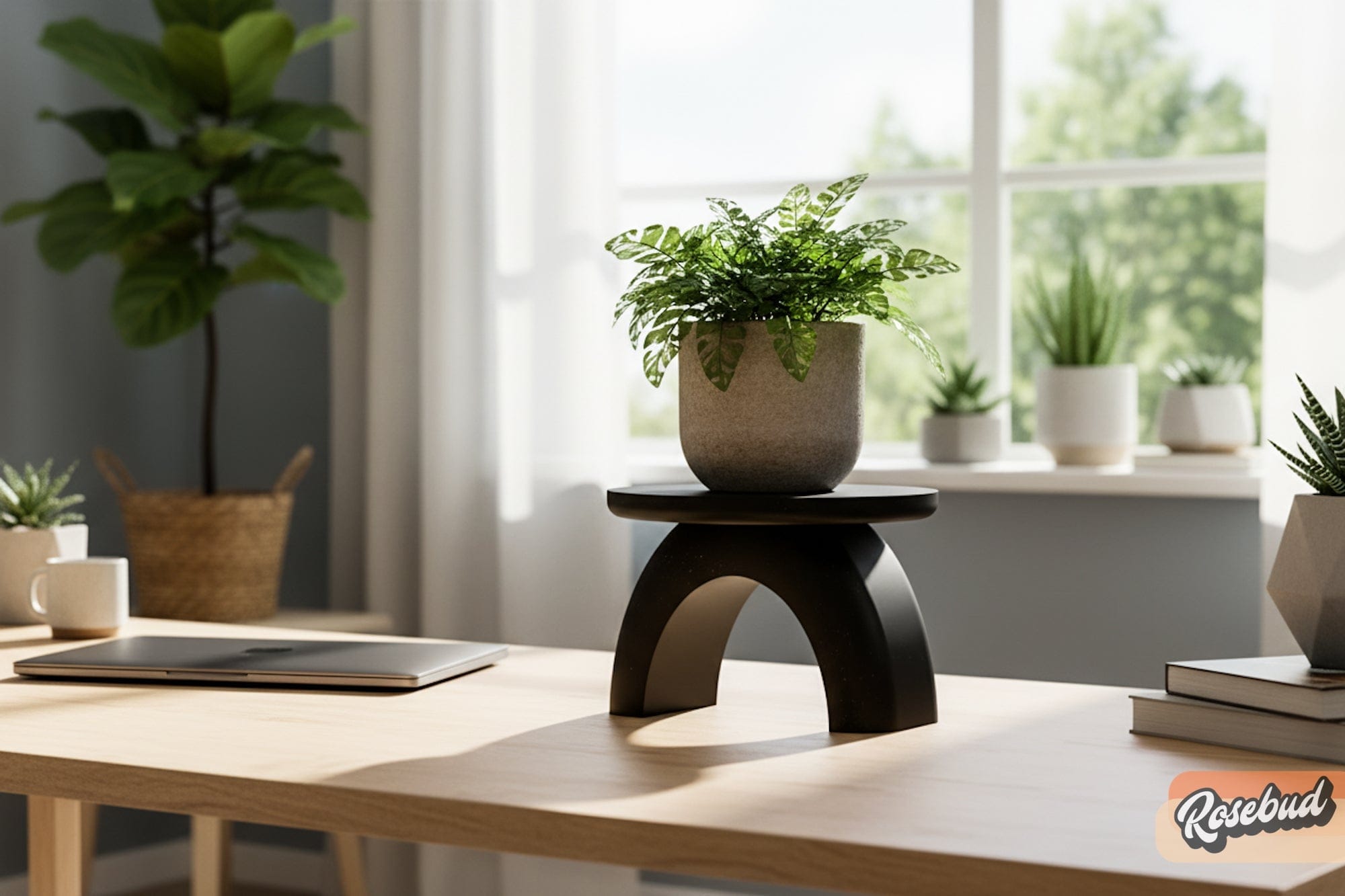 Rosebud HomeGoods Arch Plant Stand