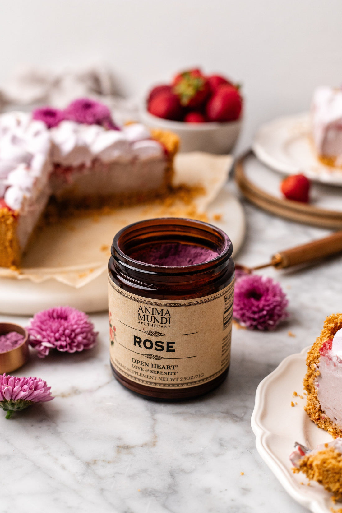 Anima Mundi Herbal supplements ROSE Powder | Love + Serenity*