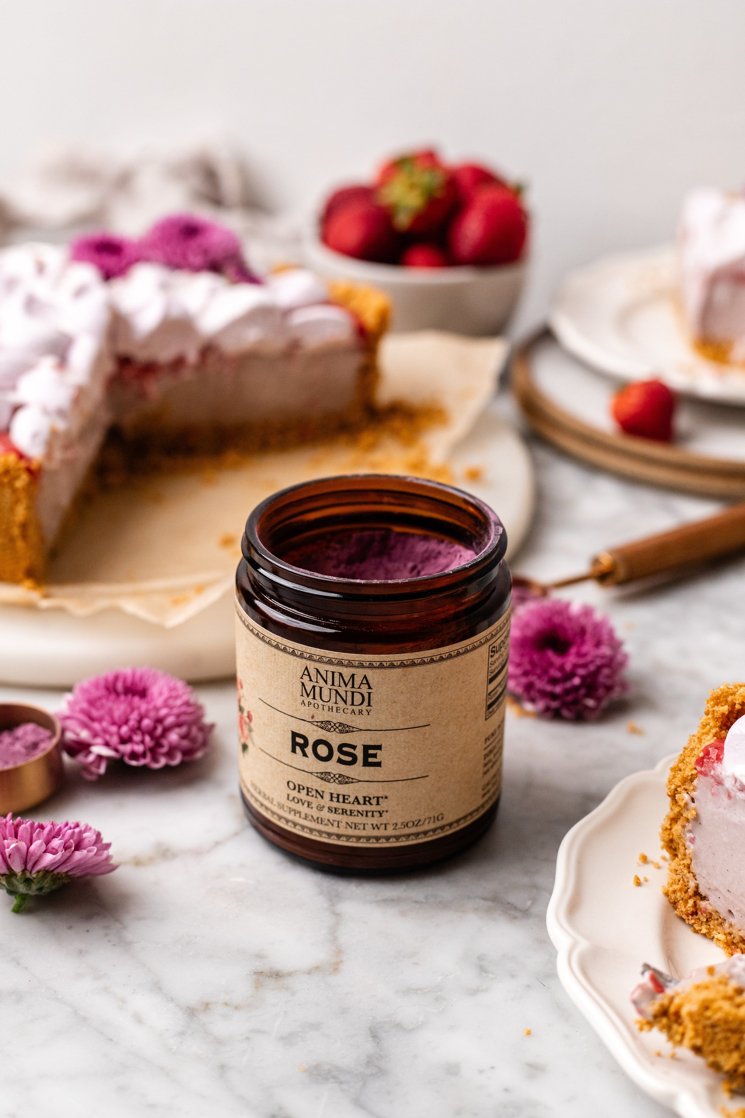 Anima Mundi Herbal supplements ROSE Powder | Love + Serenity*