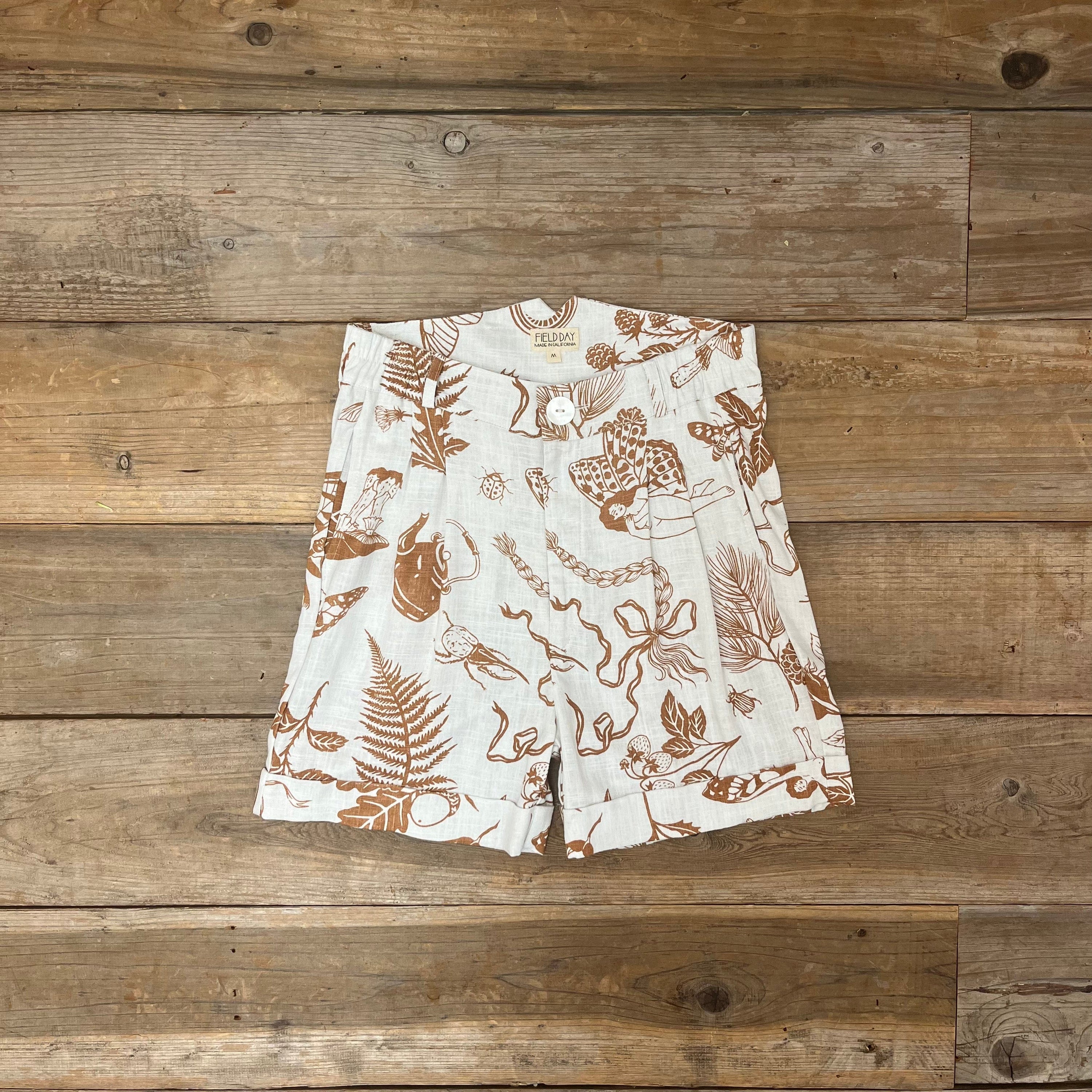 Field Day Shorts Perfect Shorts in Oat Woodland Wonder