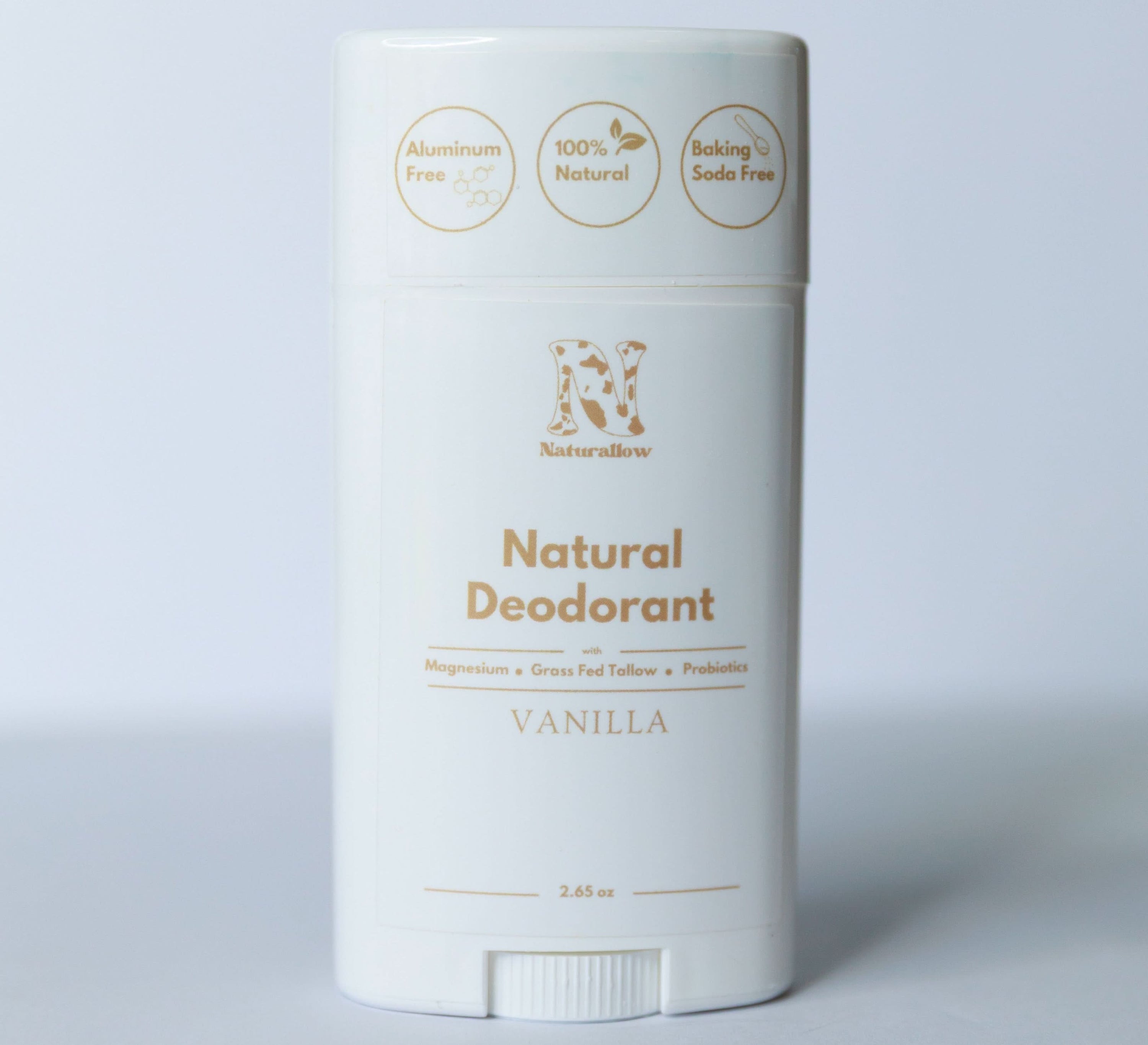 Naturallow Deodorant Vanilla Deodorant Natural Deodorant | 2.65 oz