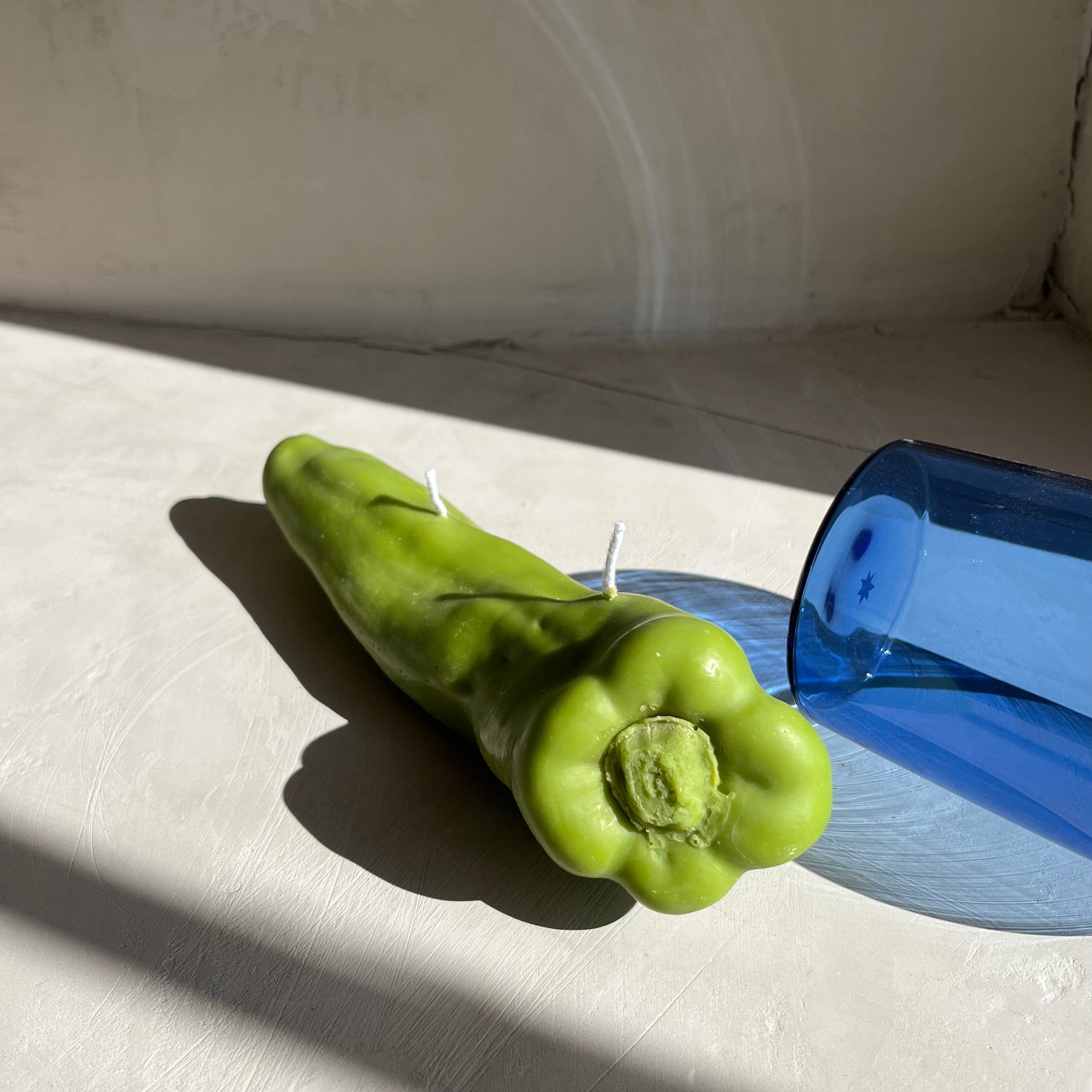 Scandles Farmers Markets Green / Pepper ground / Single Pepper Chili Pepper Candle - Green