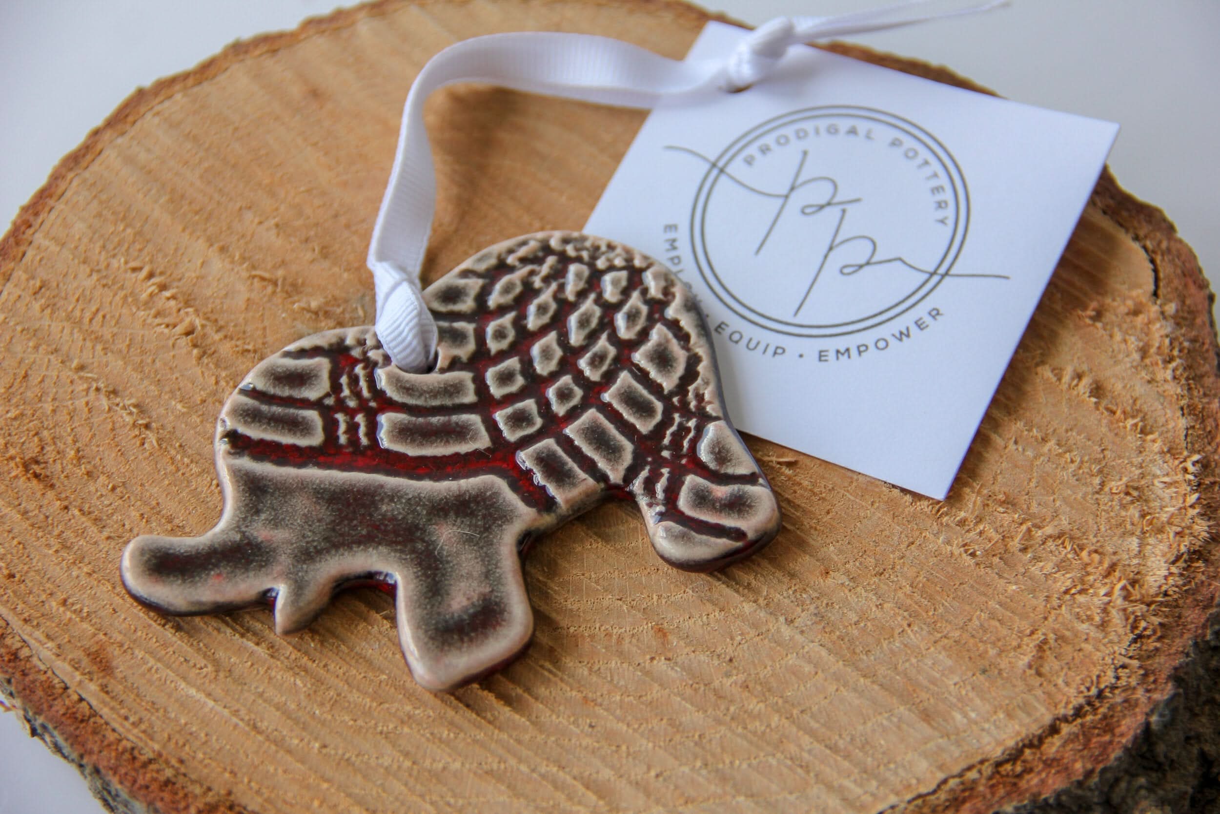 prodigalpottery Ceramic Elephant Ornament