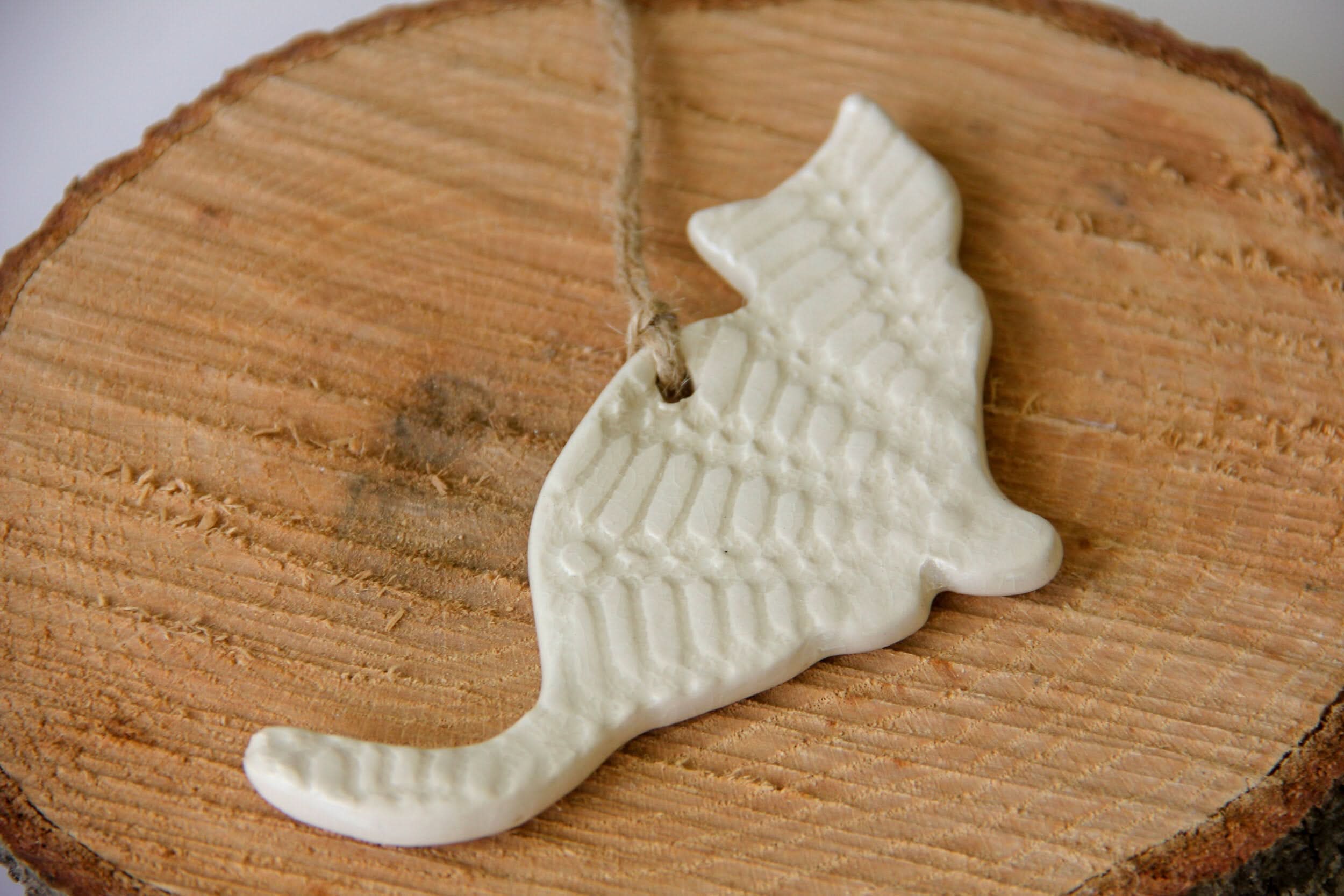 prodigalpottery Ceramic Cat Ornament