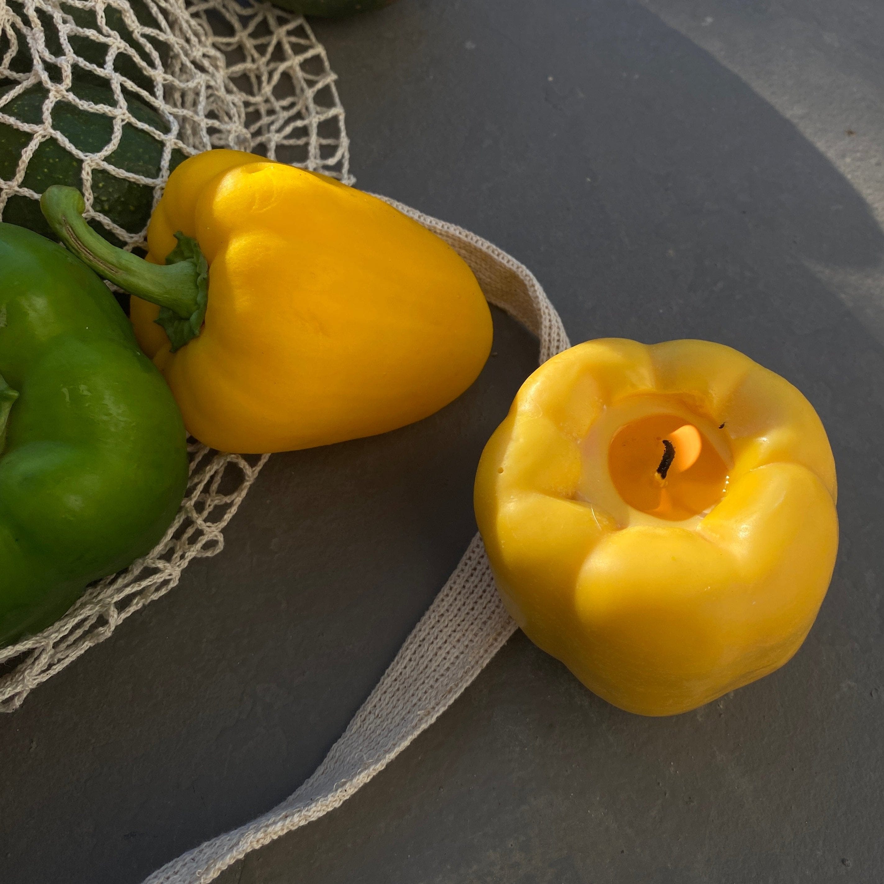 Scandles Farmers Markets Yellow / Pepper / Single Bell Pepper Bell Pepper Candle - Yellow