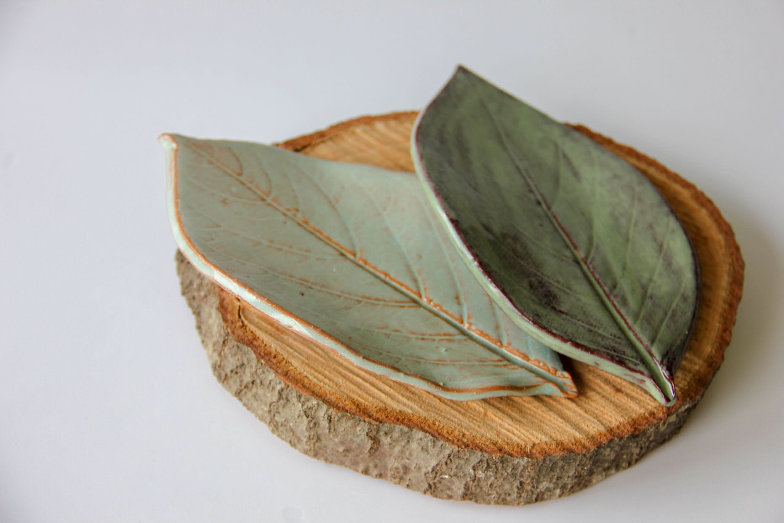 prodigalpottery Ceramic Large Leaf Dish