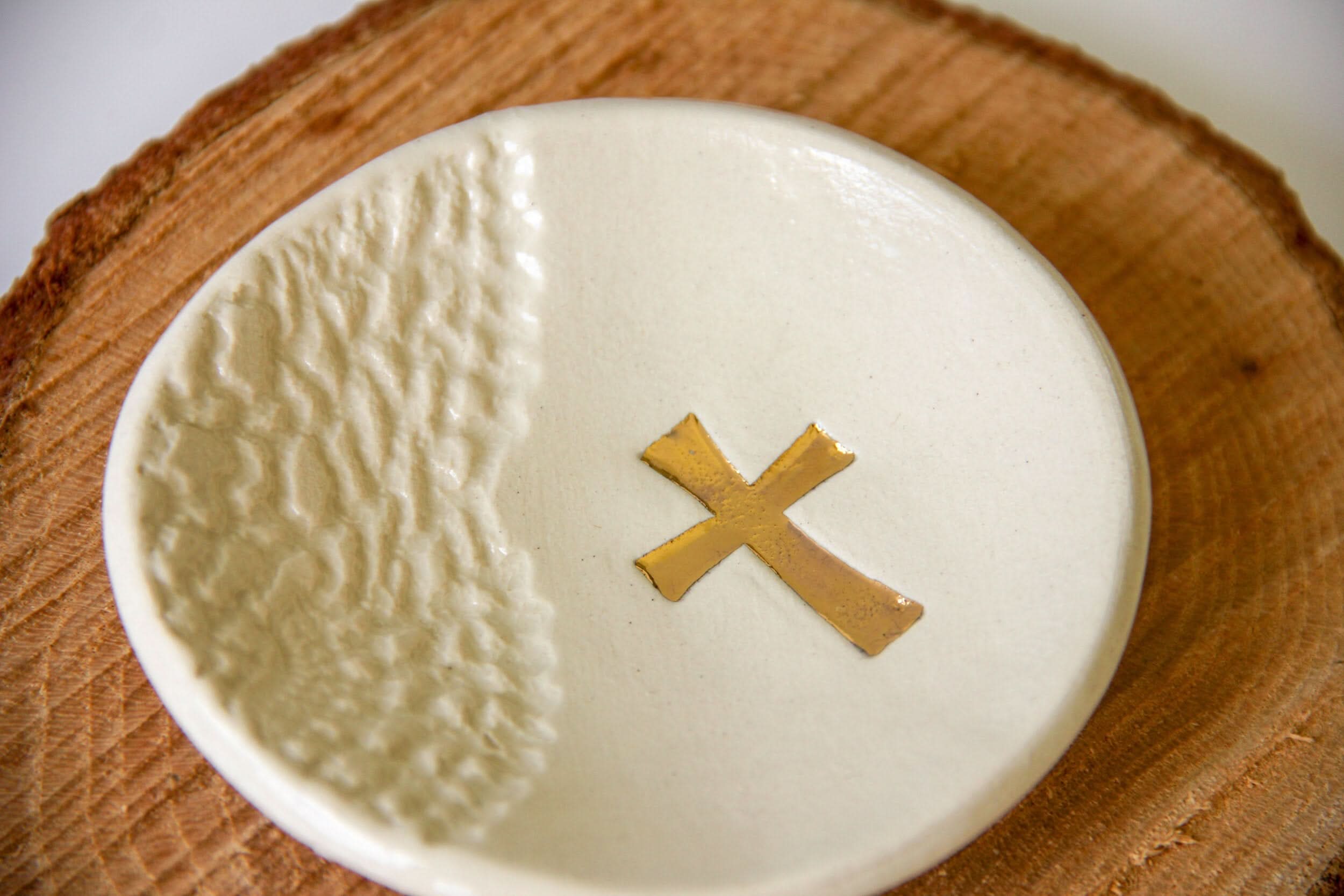 prodigalpottery Cross Ring Dish