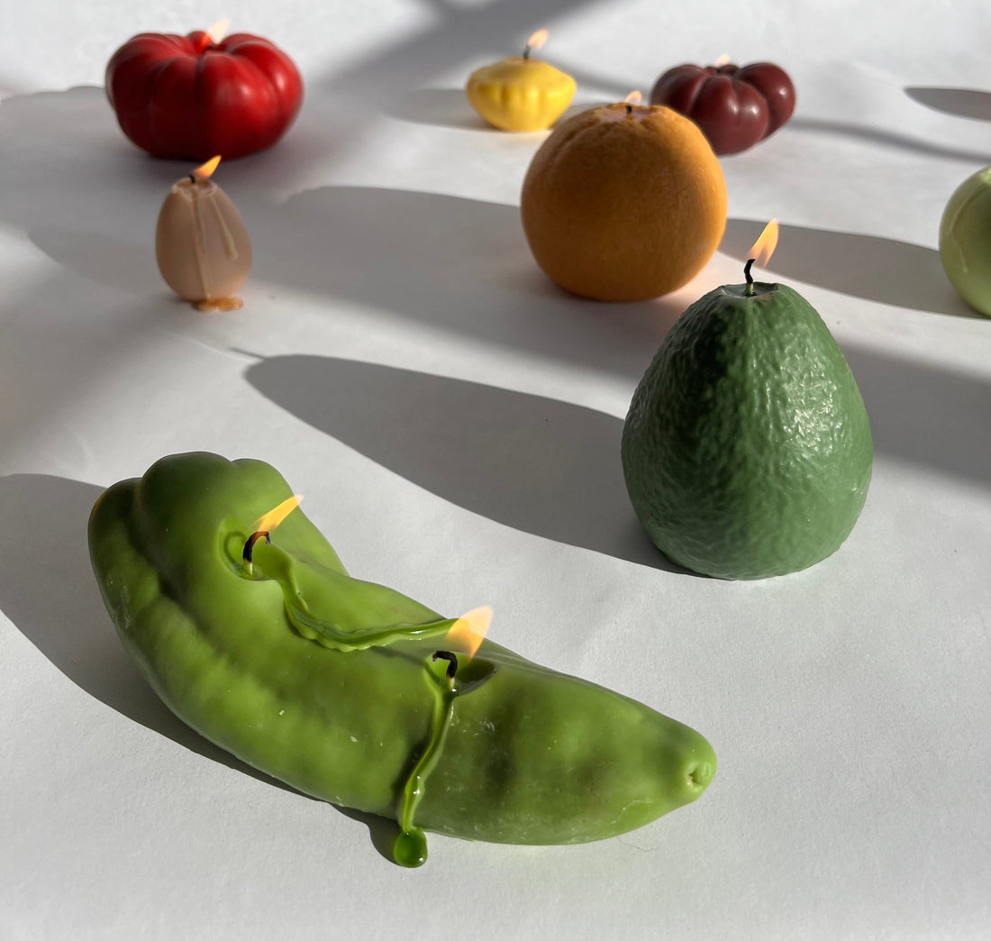 Chili Pepper Candle - Green