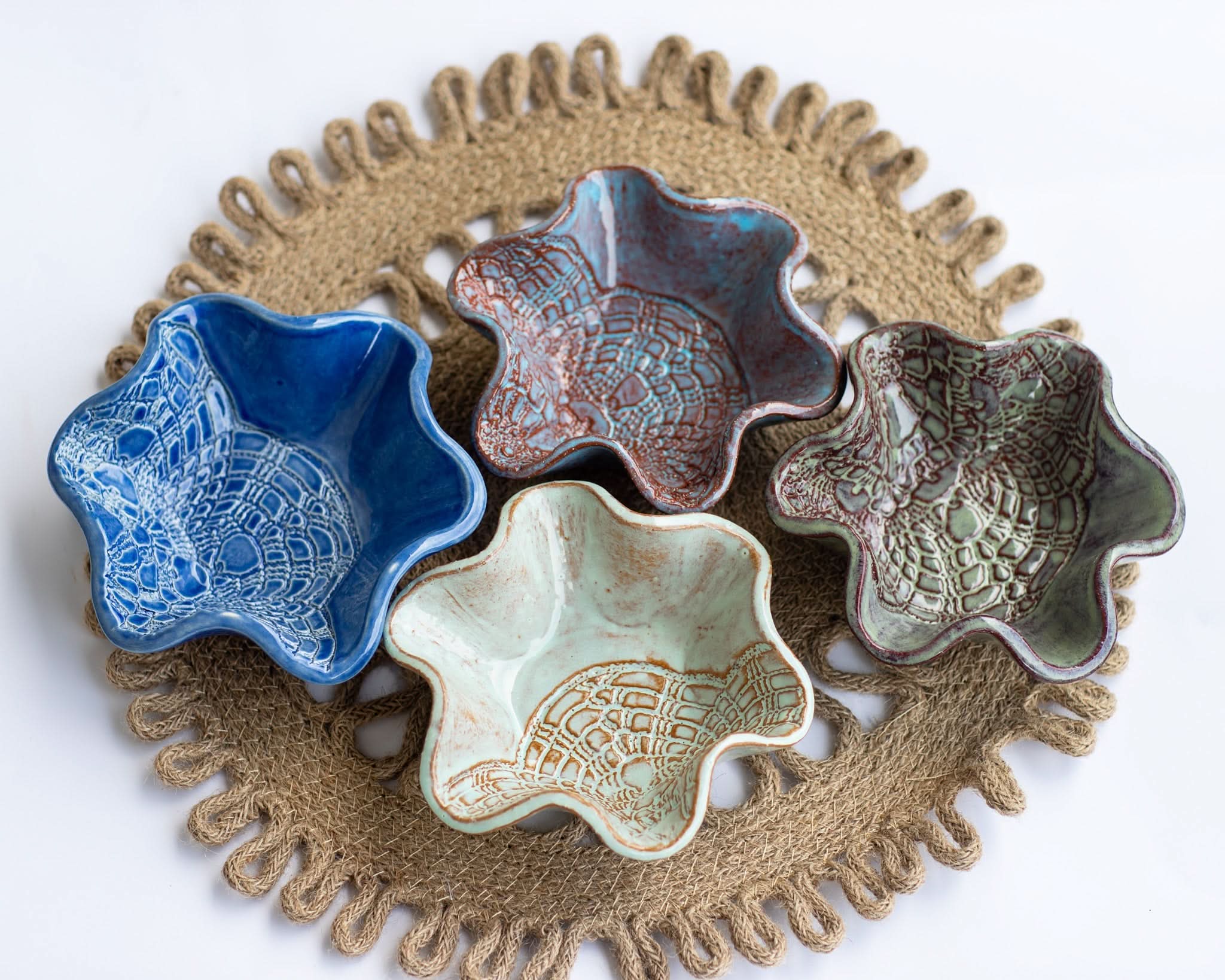 prodigalpottery Ceramic Bluebell Mini Blossom Bowl