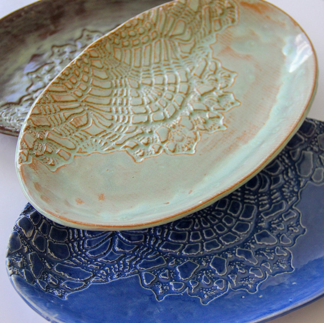 Ceramic Oval Platter - My American Goods
