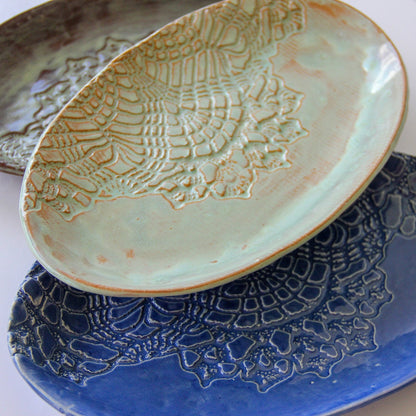 Ceramic Oval Platter - My American Goods